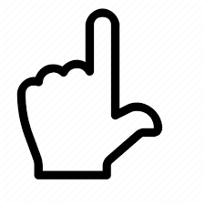 Finger, pointer, click, curser, hand, mouse, up icon - Download on Iconfinder
